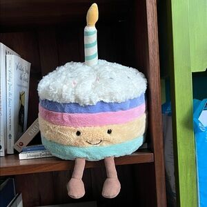 Jellycat Amuseables Rainbow Birthday Cake - Large